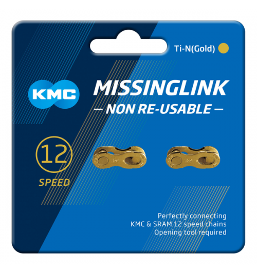 Eslabón de cadena KMC 12 velocidades (2 unidades)